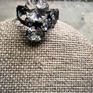 Elegant Crystal Statement Ring